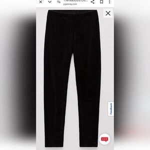 NWT Thereabouts Little & Big Girls Ribbed Velour Full Length Leggings